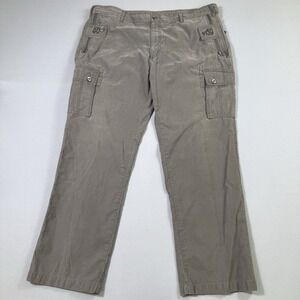 Clothing Arts P^cubed Pick-Pocket Proof Pants Mens 40x30 Brown Travel Cargo